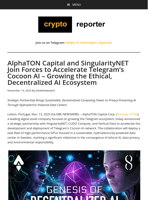 AlphaTON Capital and SingularityNET Join Forces to Accelerate Telegram’s Cocoon AI – Growing the Ethical, Decentralized AI Ecosystem