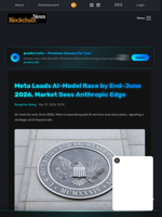 Meta Leads AI-Model Race by End-June 2026, Market Sees Anthropic Edge - Blockchain.News