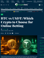 BTC vs USDT: Which Crypto to Choose for Online Betting - Crypto Daily