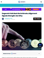 Dogecoin Pulls Back But Ichimoku Alignment Signals Strength; See Why