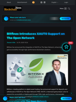 Bitfinex Introduces XAUT0 Support on The Open Network - Blockchain.News