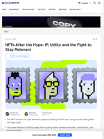 NFTs After the Hype: IP, Utility and Staying Relevant