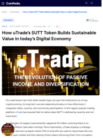 How uTrade’s $UTT Token Builds Sustainable Value in today’s Digital Economy
