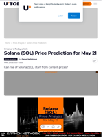 Solana (SOL) Price Prediction for May 21