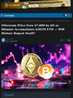Ethereum Price Eyes $7,000 by Q4 as Bitmine Buys $281M ETH