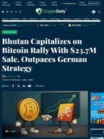 Bhutan Capitalizes on Bitcoin Rally With $23.7M Sale, Outpaces German Strategy - Crypto Daily