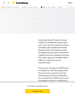 AMBTS Raises $23.2M to Build BTC Treasury