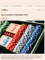 Top 13 casinos of November 2025 - AMBCrypto