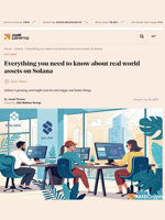 Everything you need to know about real world assets on Solana - AMBCrypto