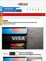 ‘Useless Plastic’: NSPK CEO Declares the End of Visa and Mastercard in Russia - The Crypto News Wire