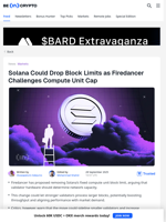 Solana Network Can Change In a Big Way Because Of This Reason