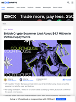 How One UK Scammer Used Crypto in Crime and Legal Defense