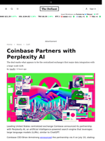 Coinbase Partners with Perplexity AI - 