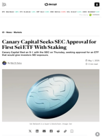 Canary Capital Seeks SEC Approval for First Sei ETF With Staking - Decrypt
