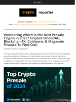 Best Presale Crypto in 2025: Why BlockDAG Outshines Every Competitor