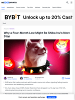 Why a Four-Month Low Might Be Shiba Inu’s Next Stop