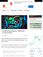 CoinDCX Hack Rumors: $44M Drain or Just a Scare? - NullTX