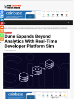 Dune Expands Beyond Analytics With Real-Time Developer Platform Sim - The Crypto News Wire