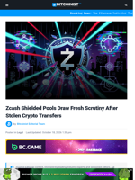 Zcash Shielded Pools Draw Fresh Scrutiny After Stolen Crypto Transfers | Bitcoinist.com