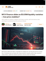 MYX Finance slides as $3.05M liquidity vanishes - Can price stabilize? - AMBCrypto