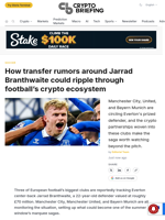 How transfer rumors around Jarrad Branthwaite could ripple through football's crypto ecosystem