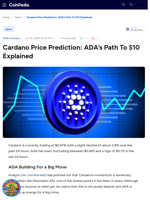 Cardano Price Prediction: ADA’s Path To $10 Explained