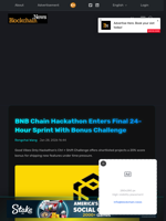 BNB Chain Hackathon Enters Final 24-Hour Sprint With Bonus Challenge - Blockchain.News