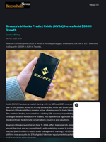 Binance’s bStocks Predict Nvidia (NVDA) Moves Amid $500M Growth - Blockchain.News