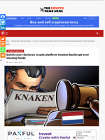 Dutch court declares crypto platform Knaken bankrupt over missing funds - The Crypto News Wire