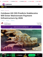 Coinbase UK CEO Predicts Stablecoins Will Enter Mainstream