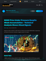 DOGE Price Under Pressure Despite Whale Accumulation - Technical Analysis Shows Mixed Signals - Blockchain.News
