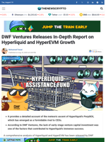 DWF Ventures Releases In-Depth Report on Hyperliquid and HyperEVM Growth - TheNewsCrypto