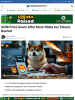 SHIB Price Soars After More Shiba Inu Tokens Burned - TheNewsCrypto