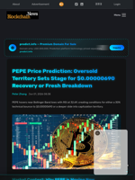 PEPE Price Prediction: Oversold Territory Sets Stage for $0.00000690 Recovery or Fresh Breakdown - Blockchain.News