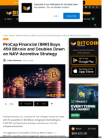 ProCap Buys 450 Bitcoin, Expands NAV-Accretive Strategy