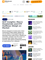 QCP Insights: Macro Headwinds and ETF Outflows Weigh on Market – Crypto News Bitcoin News
