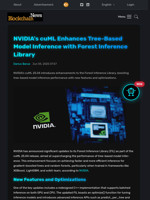 NVIDIA's cuML Enhances Tree-Based Model Inference with Forest Inference Library - Blockchain.News