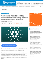 Cardano's Path to $5 May Include One Final Drop Before Ultimate Rally - Analysis ⋆ ZyCrypto