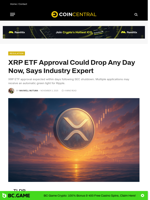XRP ETF Approval Could Drop Any Day Now, Says Industry Expert - CoinCentral
