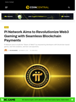 Pi Network Aims to Revolutionize Web3 Gaming with Seamless