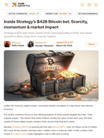 Inside Strategy’s $42B Bitcoin bet: Scarcity, momentum & market impact - AMBCrypto