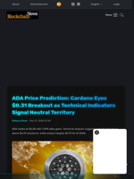 ADA Price Prediction: Cardano Eyes $0.31 Breakout as Technical Indicators Signal Neutral Territory - Blockchain.News