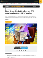 Here’s Why Ethereum Analysts Say ETH Price is Ready for ‘Trend Switch’