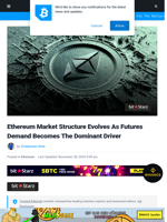 Ethereum Market Structure Evolves As Futures Demand Becomes The Dominant Driver | Bitcoinist.com