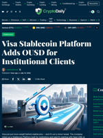 Visa Stablecoin Platform Adds OUSD for Institutions