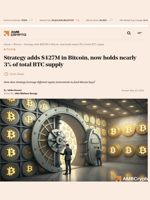 Strategy adds $427M in Bitcoin, now holds nearly 3% of total BTC supply - AMBCrypto