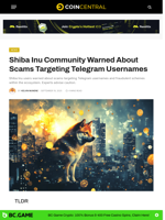 Shiba Inu Community Warned About Scams Targeting Telegram