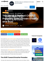 This Week’s Hottest Crypto Presales: Data-Driven Growth and Buzz | Live Bitcoin News