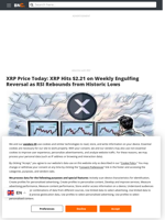 XRP Price Today: XRP Hits $2.21 on Weekly Engulfing Reversal as RSI Rebounds from Historic Lows - Brave New Coin