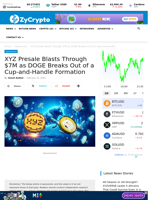 XYZ Presale Blasts Through $7M as DOGE Breaks Out of a Cup-and-Handle Formation